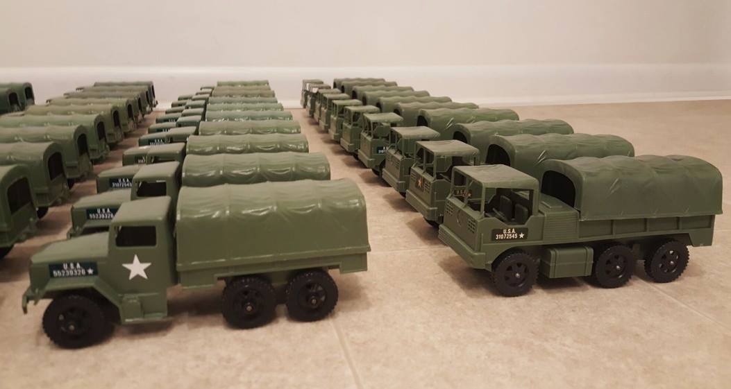 large toy army truck